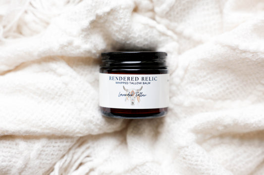 Organic Whipped Tallow Lavender Balm